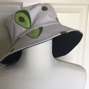 Happy Avocado Reversible Bucket Hat